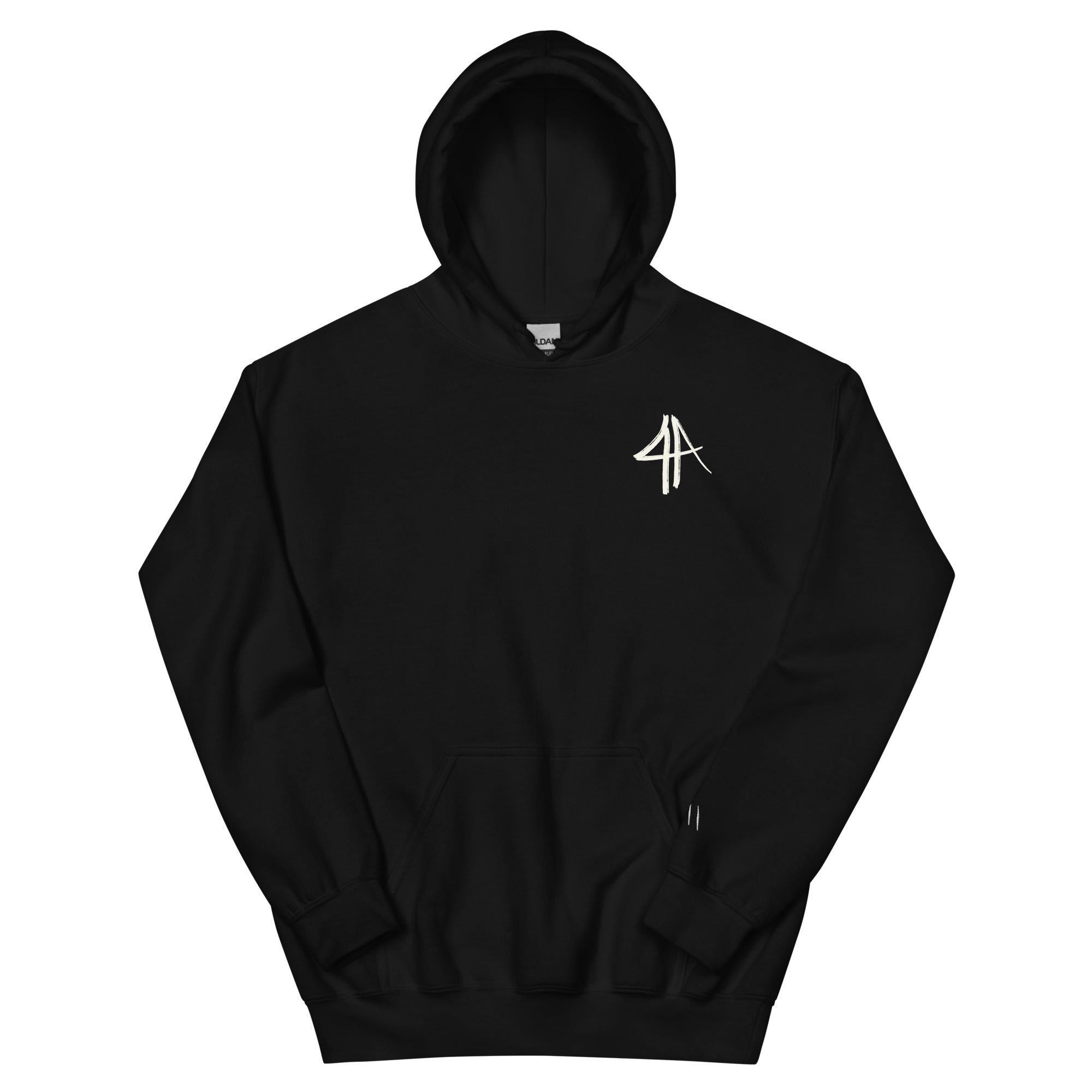 【AGEDD】SIMPLE LOGO HOODIE/BLACK BASIC ZIP HOODIE BLACK - PREMIÈRE